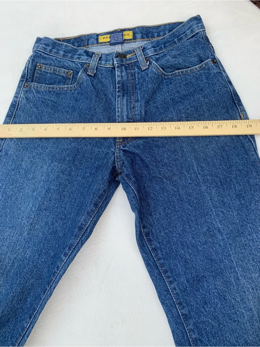 Men's Relaxed Fit Denim Jeans - Blue